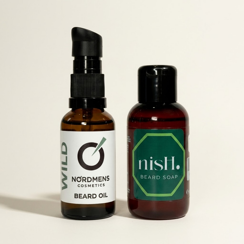 nisH. - BEARD OIL WILD + BEARD SOAP